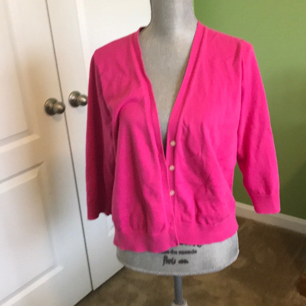 Lands End Dress cardigan